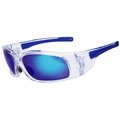 Safety Works Safety Works Llc SWX00211 Mirror Crystal Clear Translucent Framed Safety Glasses; Blue Diamond 207395